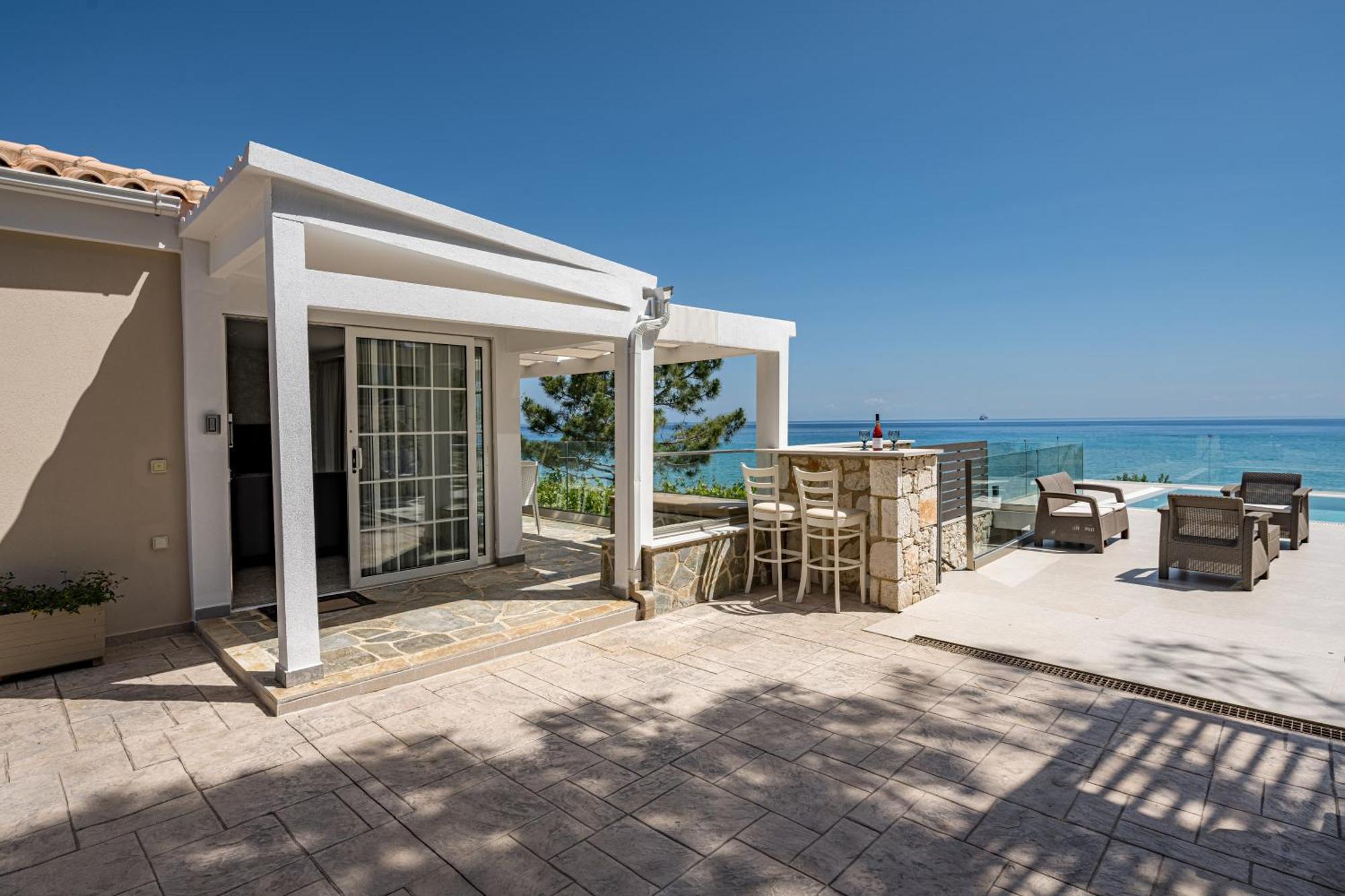 Addimare Sea View Villa, And Events Venue Alykes  Exterior photo